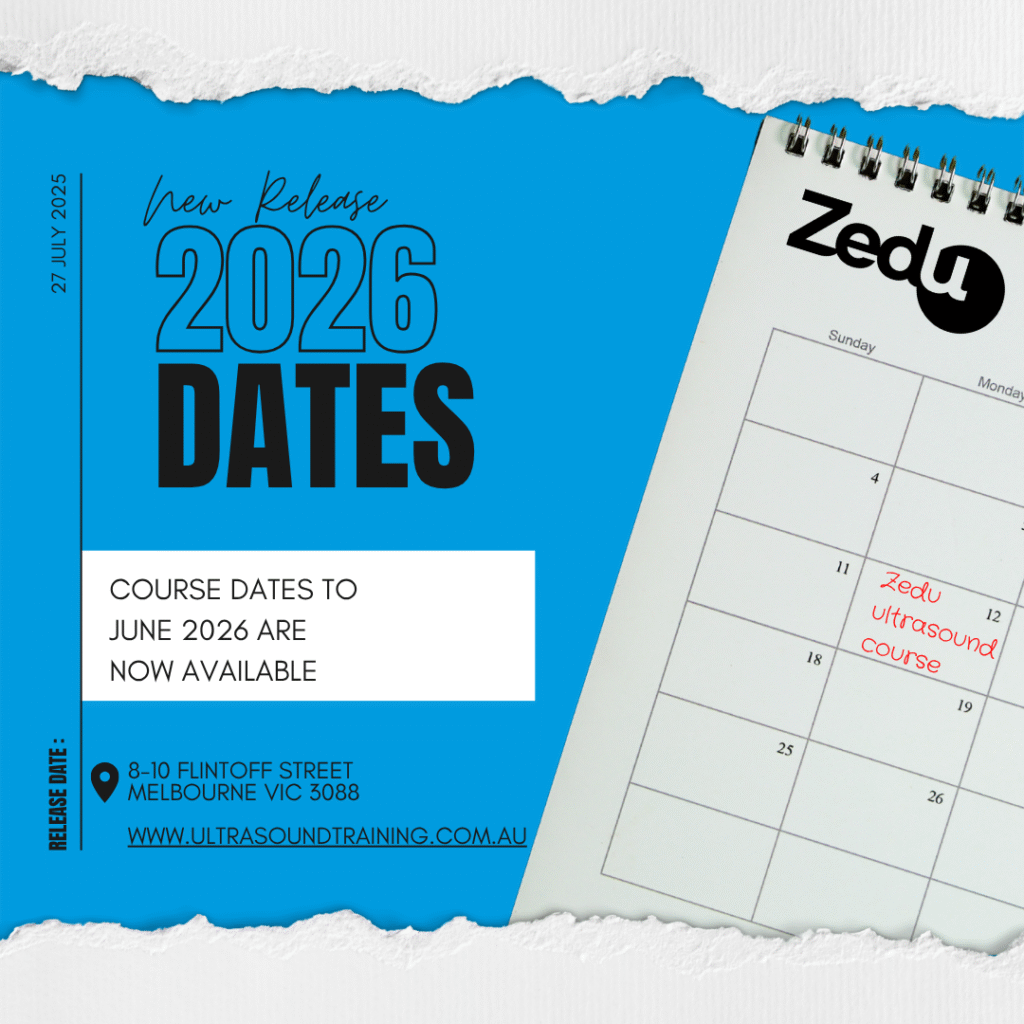 Zedu - course calendar released to June 2026