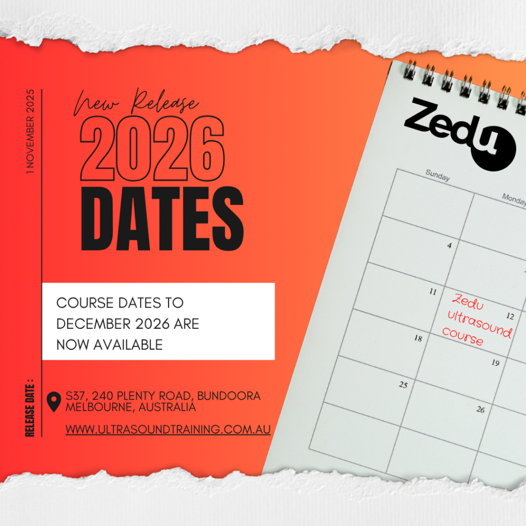 Zedu - course calendar released to December 2026